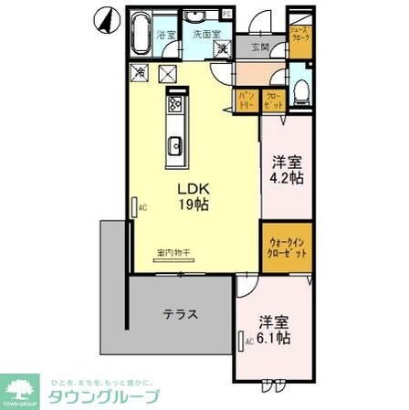 Belleville桜木町の物件間取画像